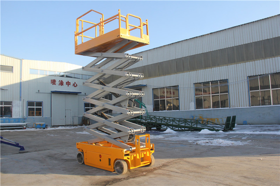 Obsługa materiału 1100 kg Podnosząca platforma hydrauliczna z nożyczkami Moc magazynowa 1 tona